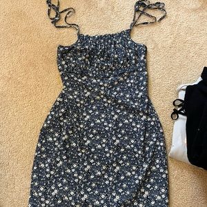 Romwe Bodycon Dress w/ Bow Straps